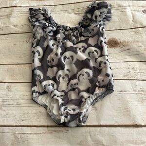 Raspberry plum panda swimsuit vguc 2/3